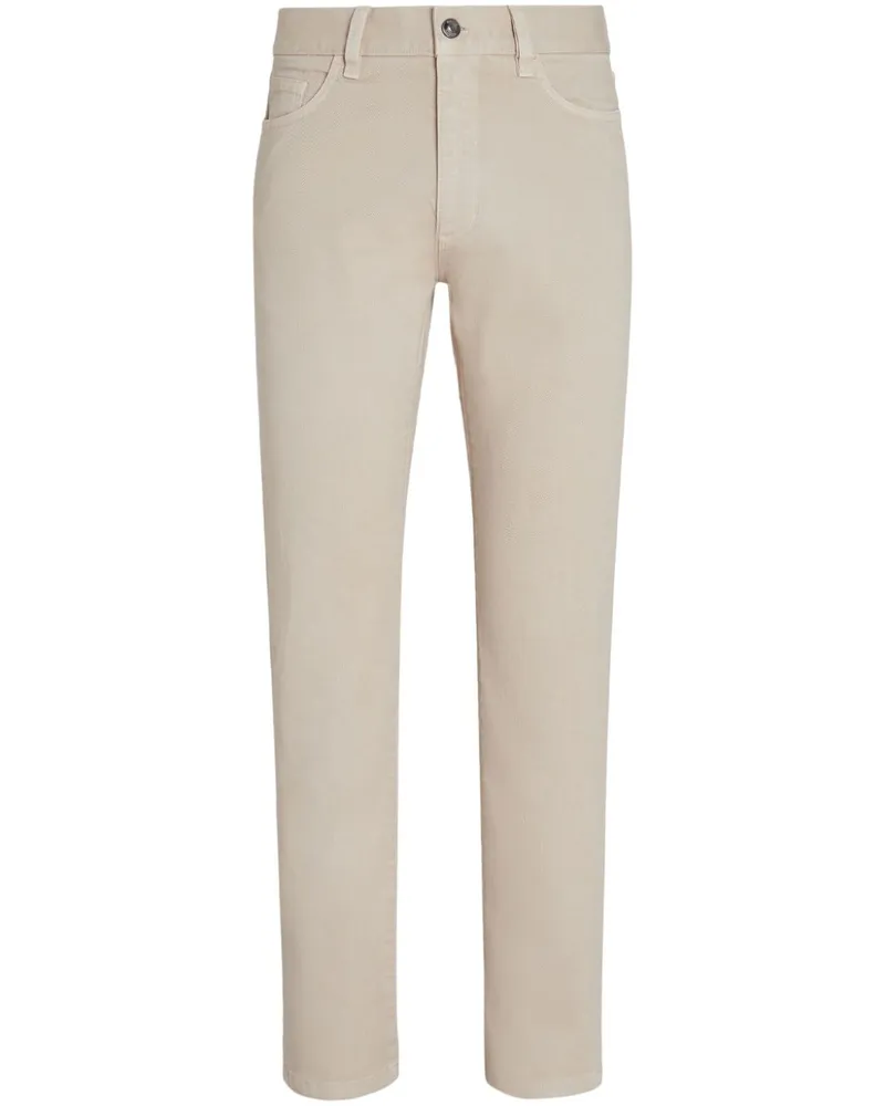 Ermenegildo Zegna Roccia Slim-Fit-Jeans - Nude Nude