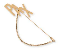 Pax Brosche mit Kettendetail - Gold