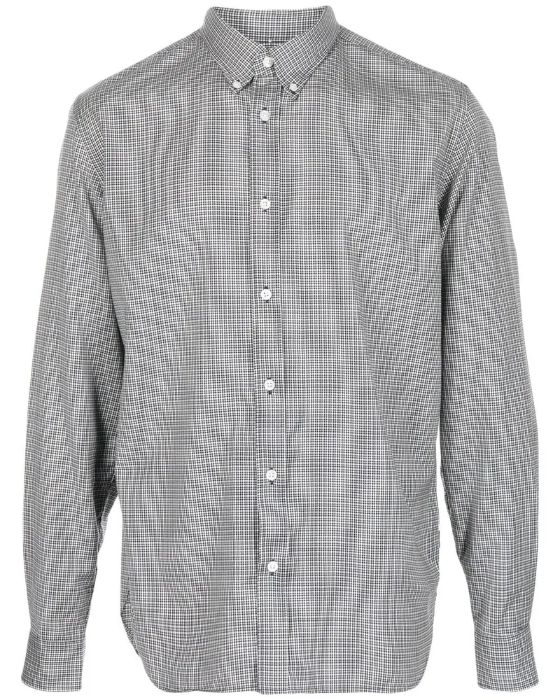 Woolrich Fein kariertes Hemd - Blau Blau