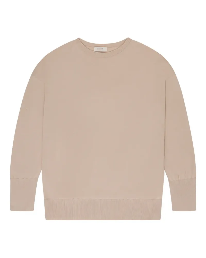 Slowear Zanone boat-neck sweater - Nude Nude