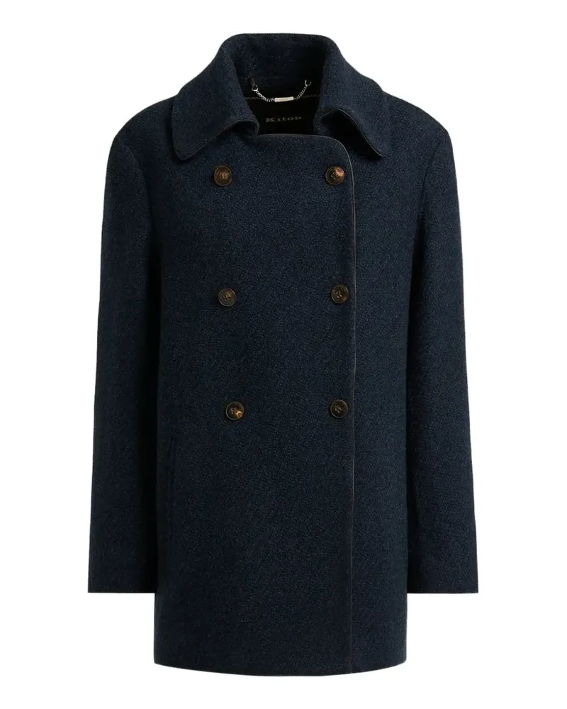 Kiton Cabanjacke aus Kaschmir - Blau Blau