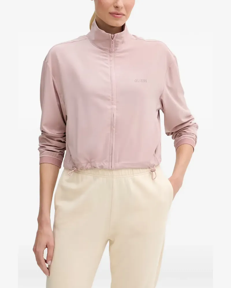 Guess Sweatshirt mit Stehkragen - Rosa Rosa