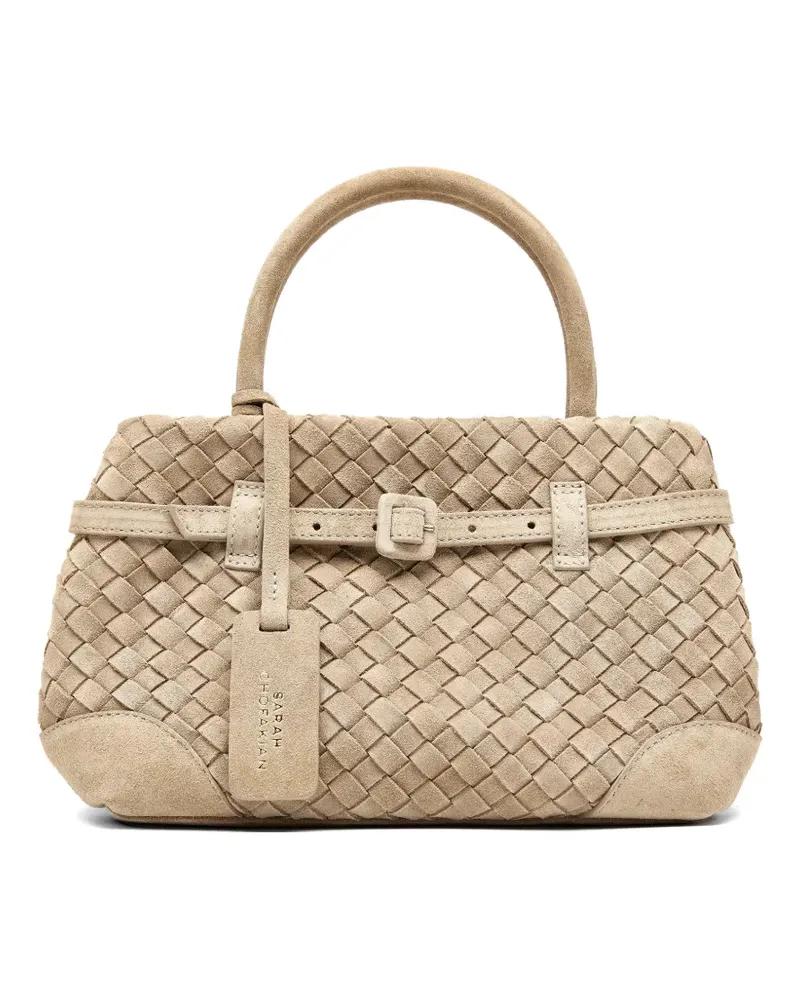 Sarah Chofakian mini Entrelazo woven bag - Nude Nude