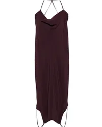 Viktor & Rolf Upside Down Camisole-Kleid aus Krepp Violett