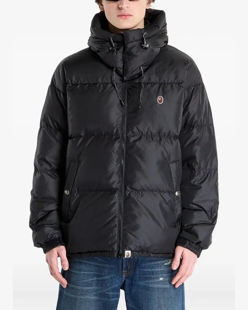 BAPE One Point down jacket - Schwarz Schwarz