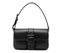Colby Schultertasche mit Schnalle - Schwarz