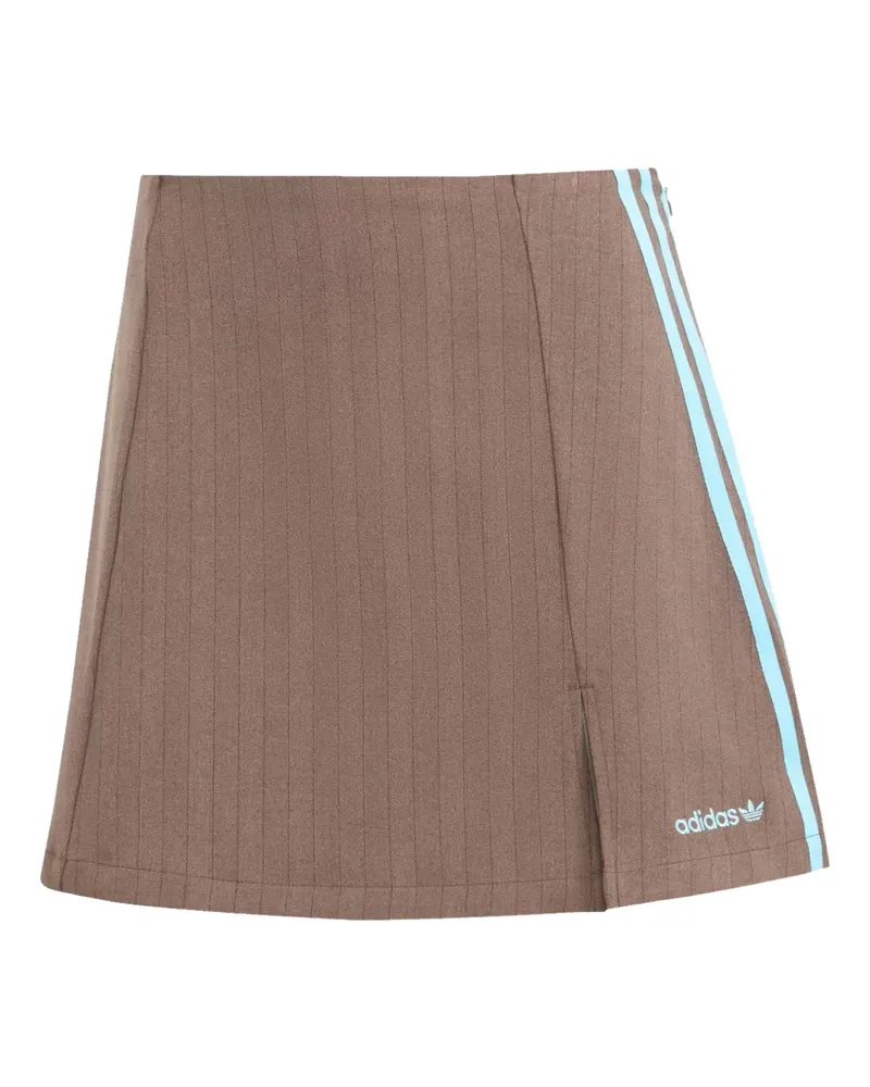 adidas Minirock mit 3 Streifen - Braun Braun