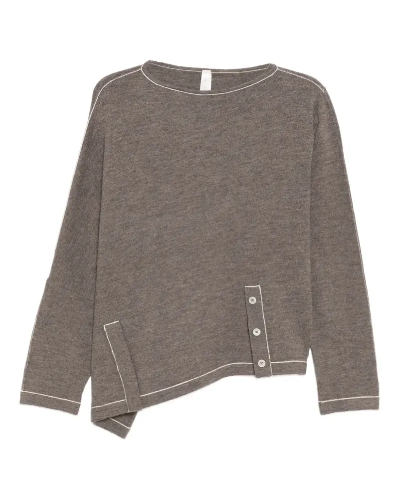 Lauren Manoogian Pullover mit Ziernähten - Braun Braun