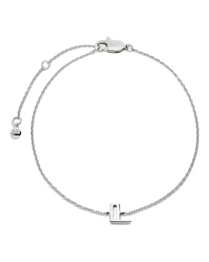 Monica Vinader Initial L Kettenarmband - Silber Silber