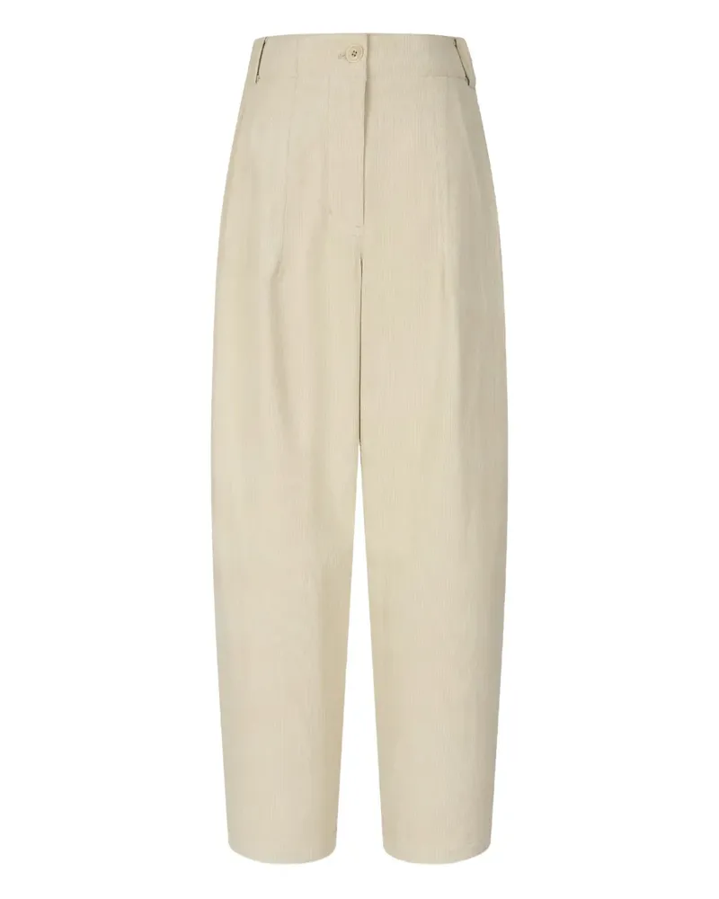 STUDIO TOMBOY Tapered-Hose aus Cord - Nude Nude