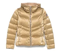 Daunenjacke in Metallic-Optik - Gold