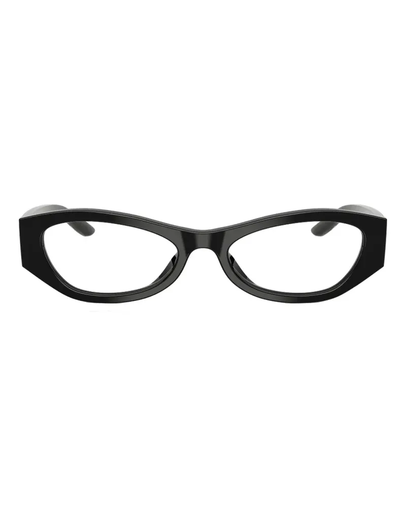 Prada Brille mit geometrischem Gestell - Schwarz Schwarz