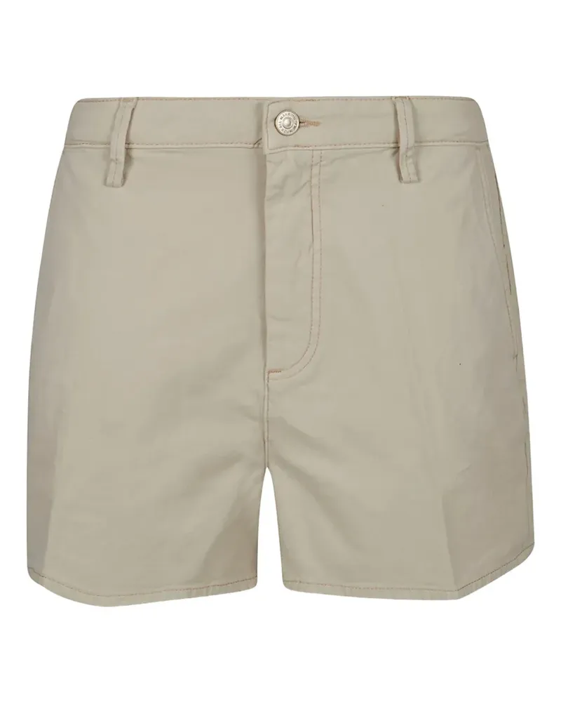 7 for all mankind zip-fastening denim shorts - Nude Nude