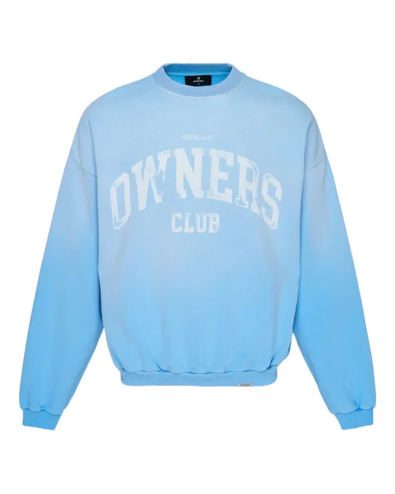 REPRESENT Owners Club logo-print sweatshirt - Blau Blau