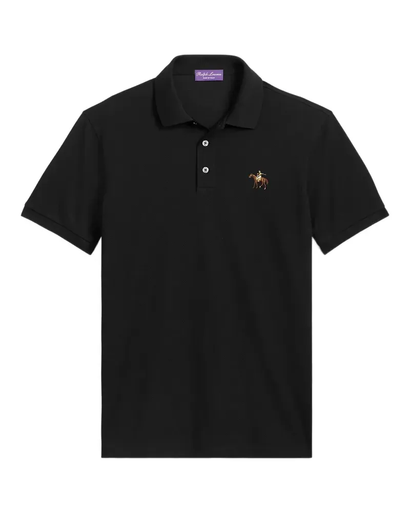 Ralph Lauren Poloshirt mit Logo-Stickerei - Schwarz Schwarz