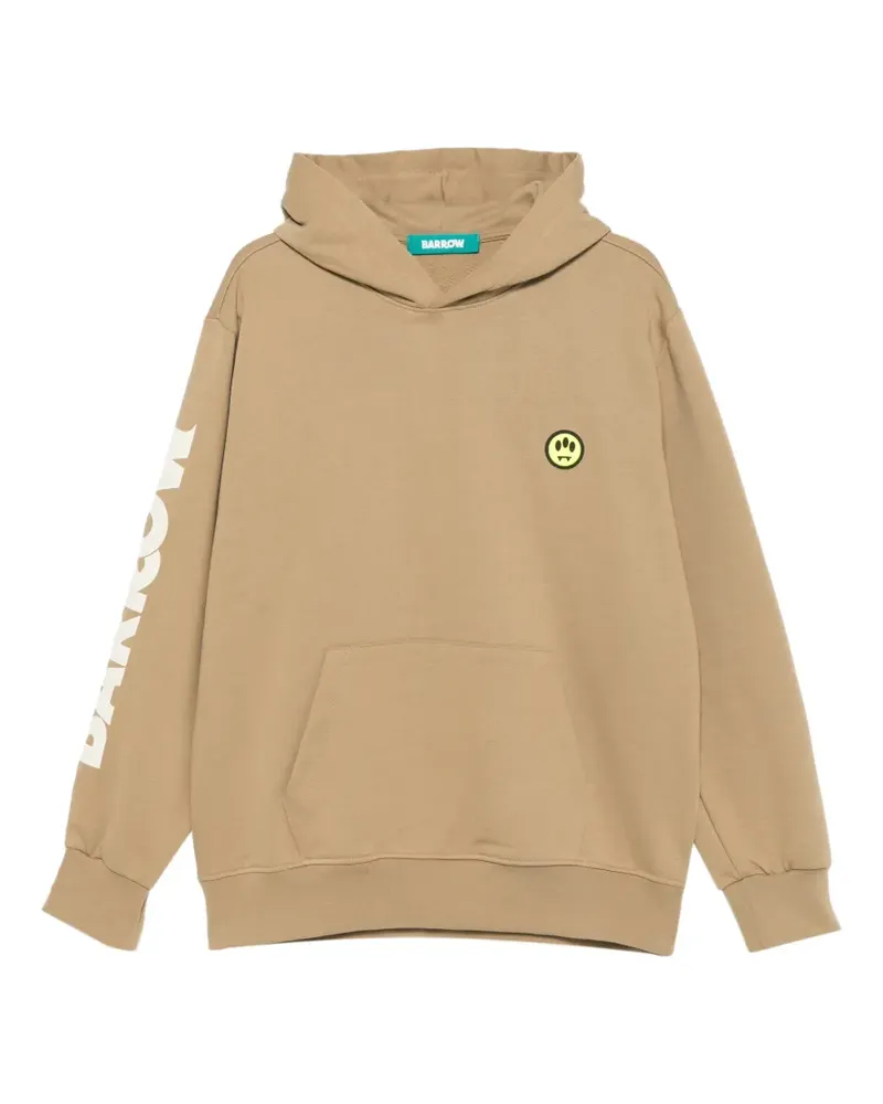 BARROW Hoodie mit Logo-Print - Nude Nude