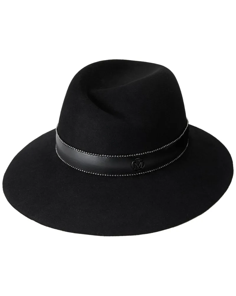 Maison Michel Virginie Fedora - Schwarz Schwarz