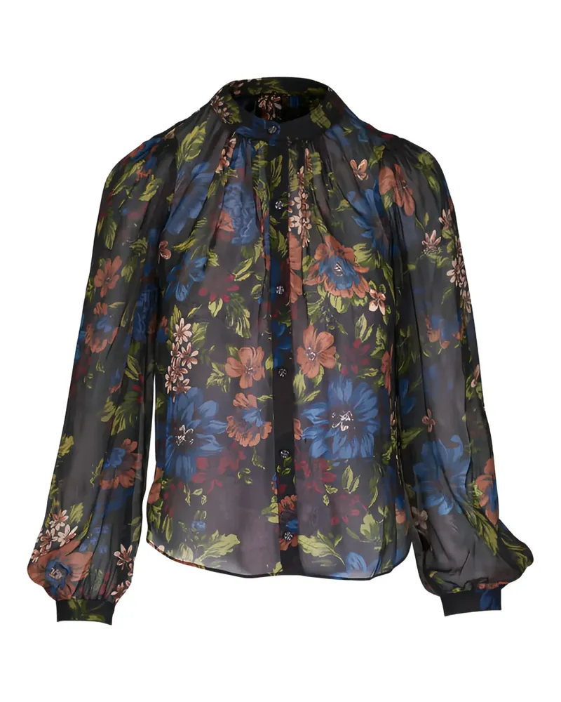 Veronica Beard Ashlynn Bluse - Schwarz Schwarz