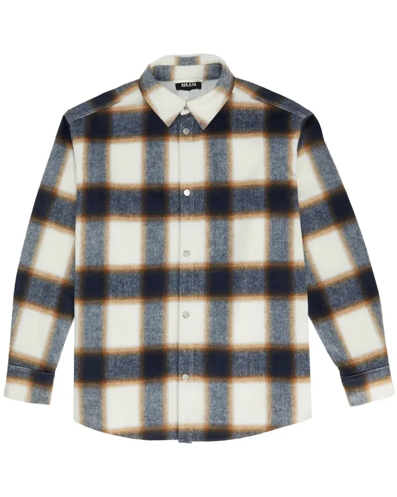 SER.O.YA Dack Relaxed Hemdjacke - Weiß Weiß