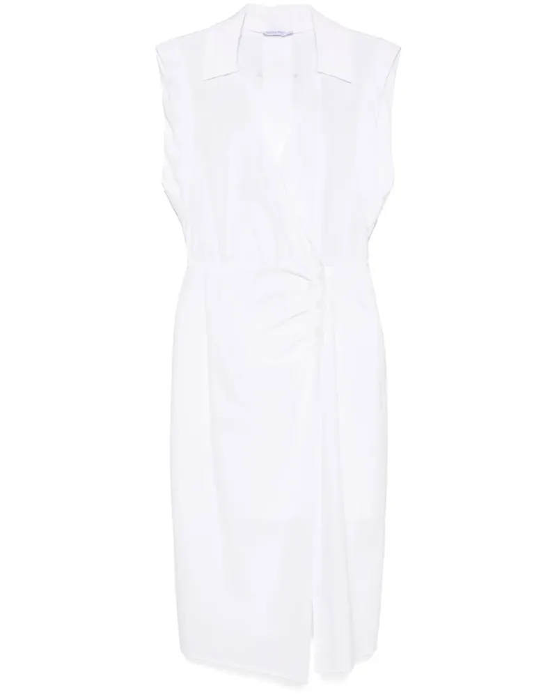 Patrizia Pepe Gewickeltes Kleid - Weiß Weiß