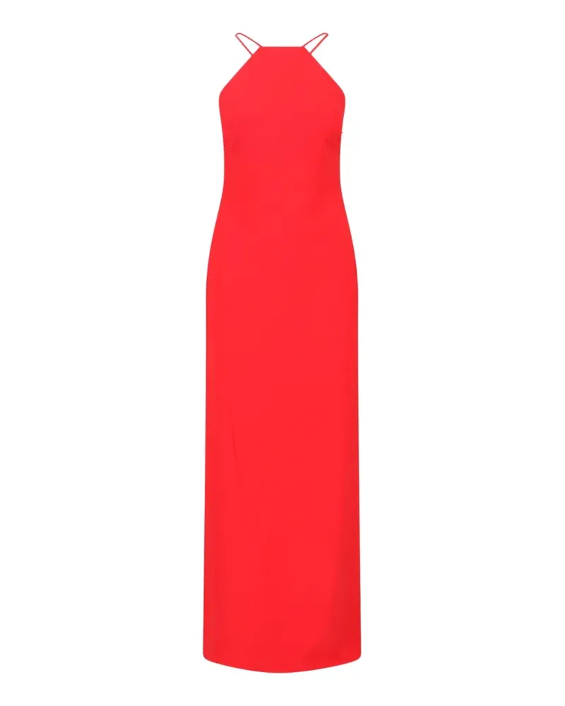 Ralph Lauren halterneck split dress - Rot Rot