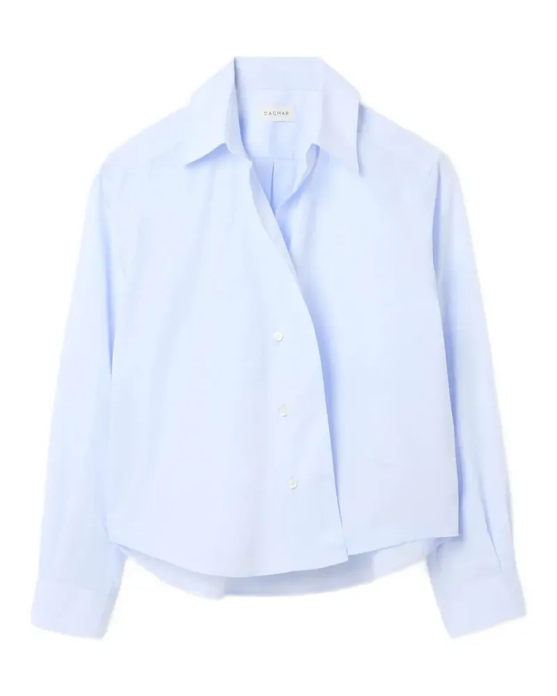 House of Dagmar cropped long-sleeve shirt - Blau Blau