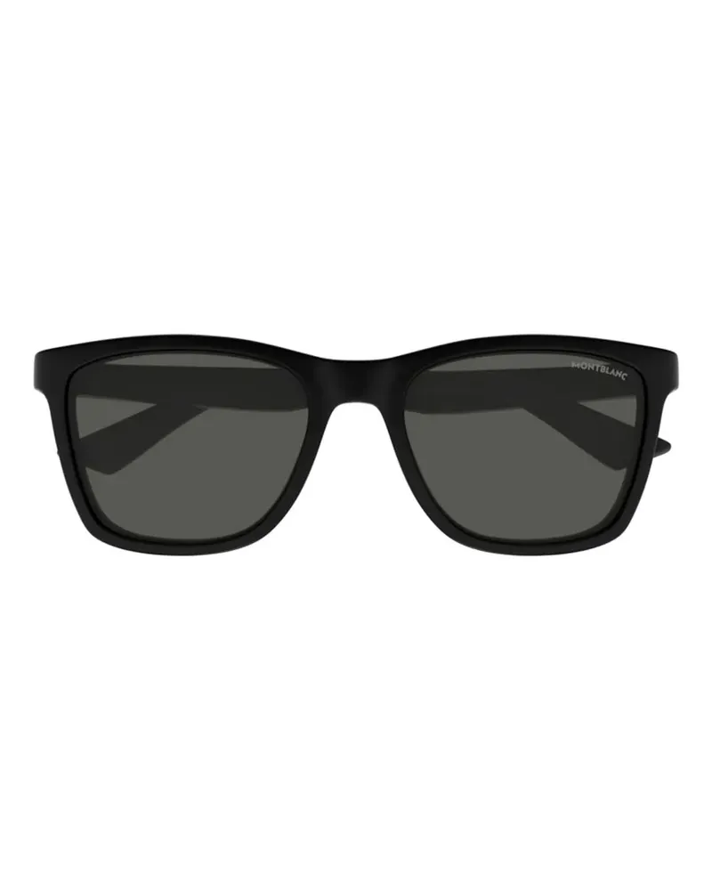 Montblanc square-frame sunglasses - Schwarz Schwarz