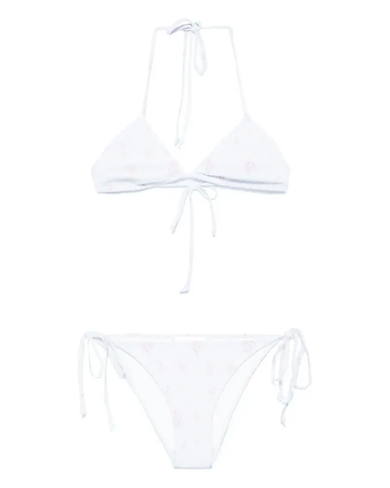 LoveShackFancy Saoirse Bikini - Blau Blau