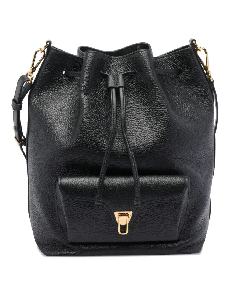 Coccinelle Beat Rucksack mit Kordelzug - Schwarz Schwarz