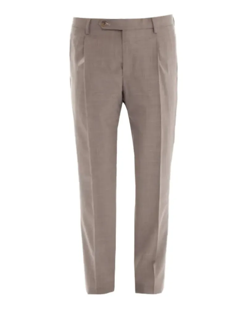 Berwich retro slim-fit trousers - Nude Nude
