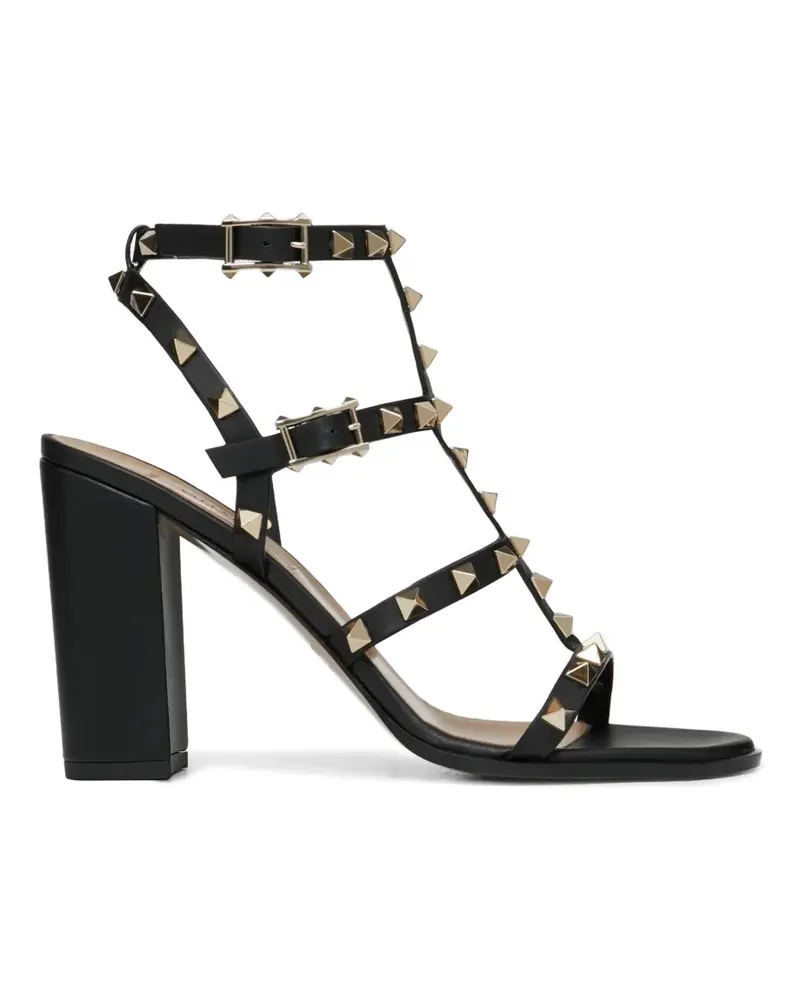 Valentino Garavani Rockstud Sandalen 90mm - Schwarz Schwarz