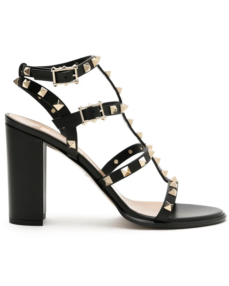 Valentino Garavani Rockstud Sandalen 90mm - Schwarz Schwarz