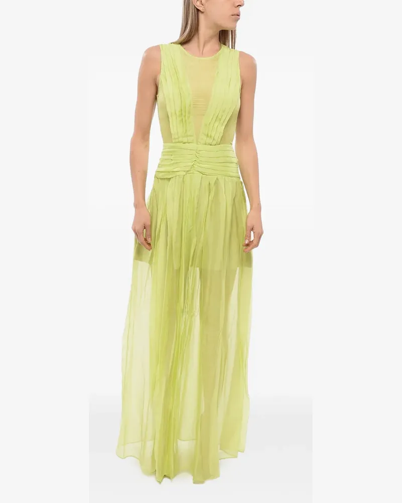 John Richmond Ärmelloses Maxikleid - Gelb Gelb
