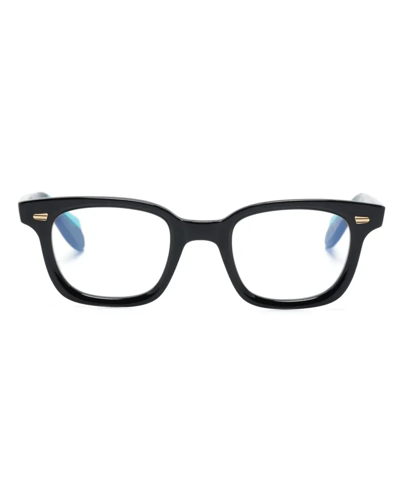Cutler and Gross Brille mit eckigem Gestell - Schwarz Schwarz