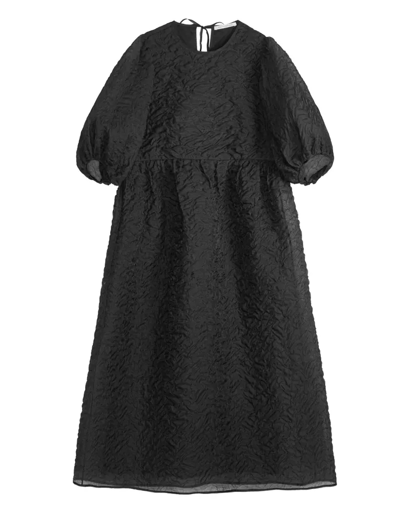 Cecilie Bahnsen Karmen Kleid - Schwarz Schwarz