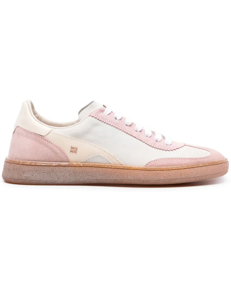 Moma Sneakers mit Wildledereinsätzen - Weiß Weiß