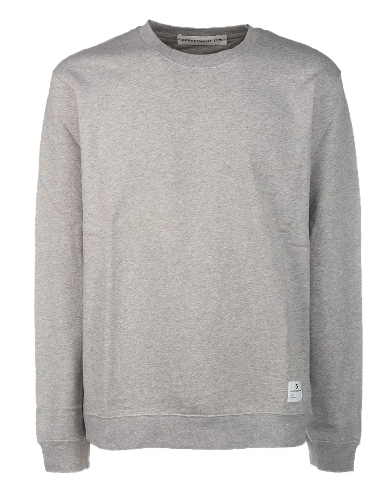 Department 5 Sweatshirt mit Logo - Grau Grau