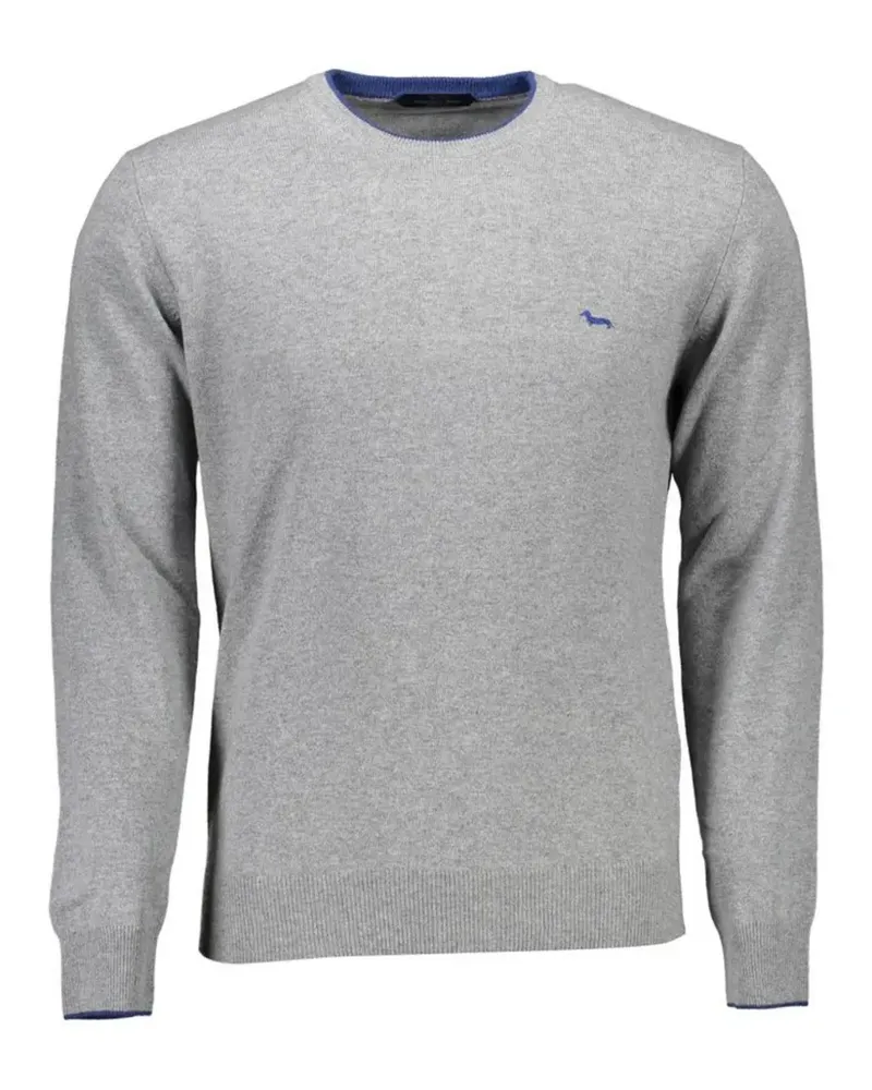 Harmont & Blaine logo-embroidered cotton sweater - Grau Grau