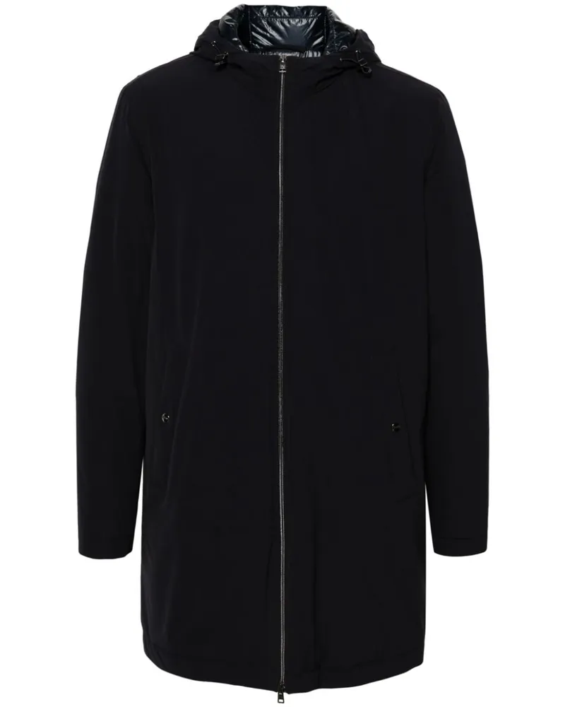 Herno Leichter Kapuzenparka - Blau Blau