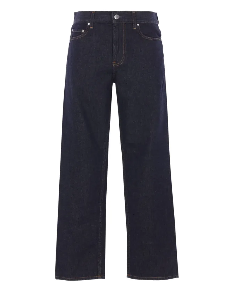 Totême Jeans mit Logo-Patch - Blau Blau