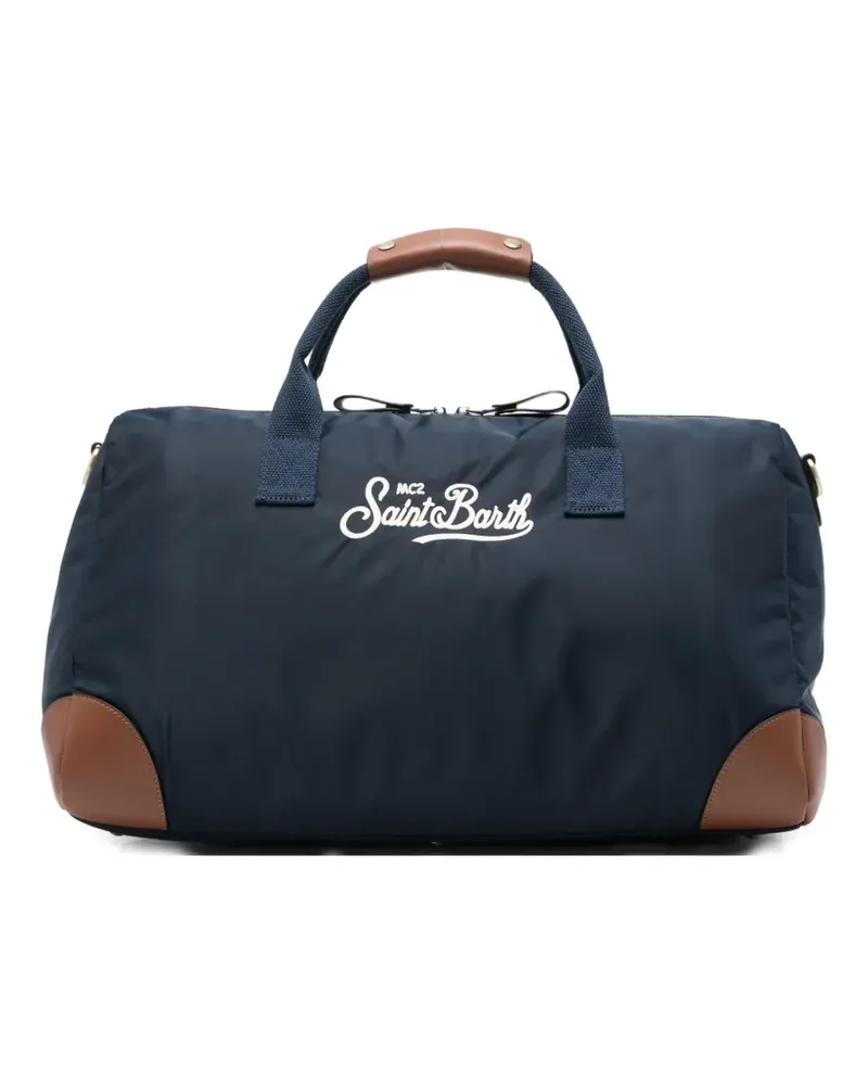 MC2 Saint Barth Daily logo-embroidered holdall - Blau Blau