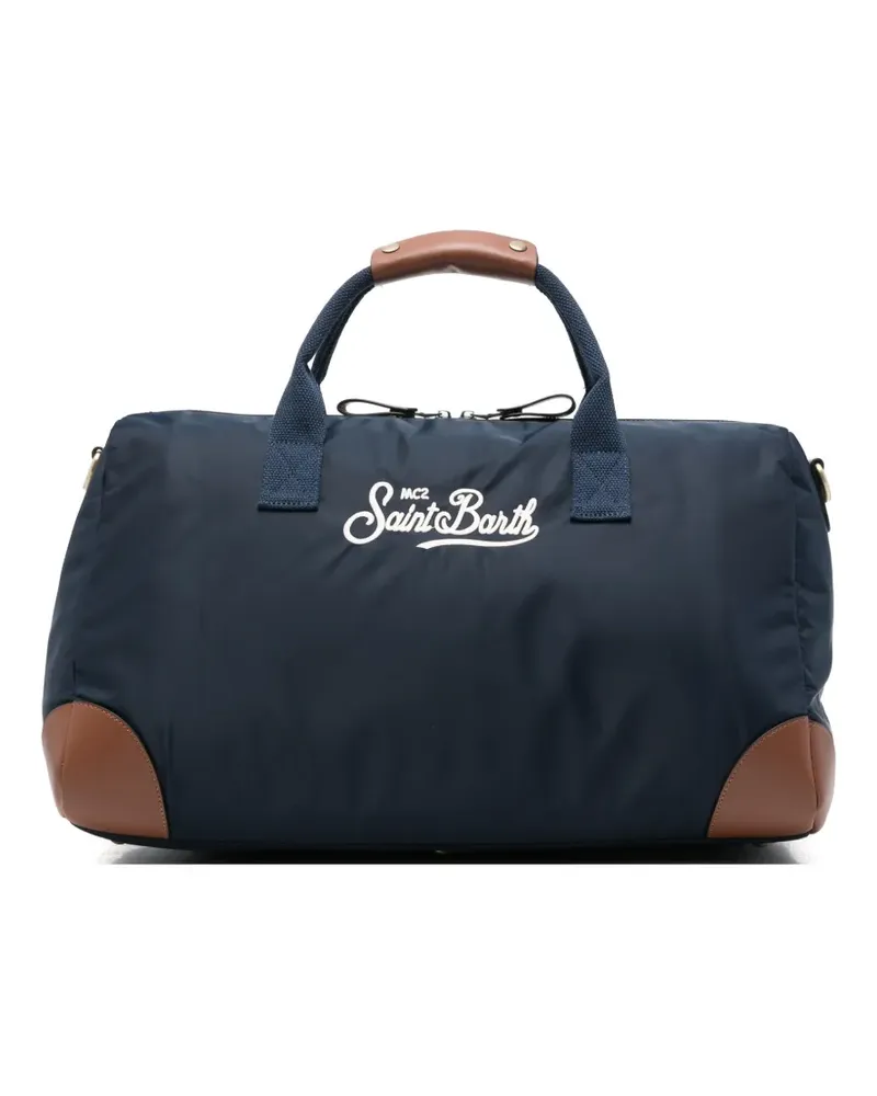 MC2 Saint Barth Daily logo-embroidered holdall - Blau Blau