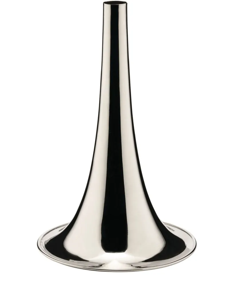 Alessi Trumpet Vase (16,7cm x 14,9cm) - Silber Silber