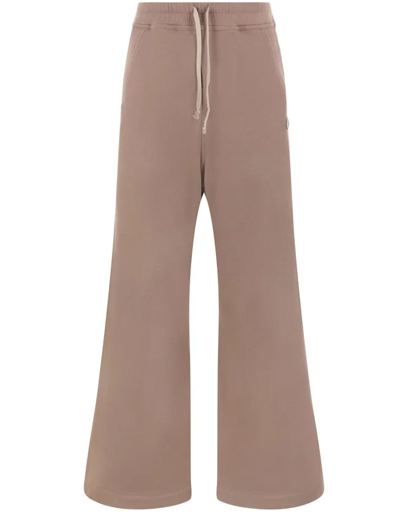 Moncler Hose mit Logo-Patch - Braun Braun