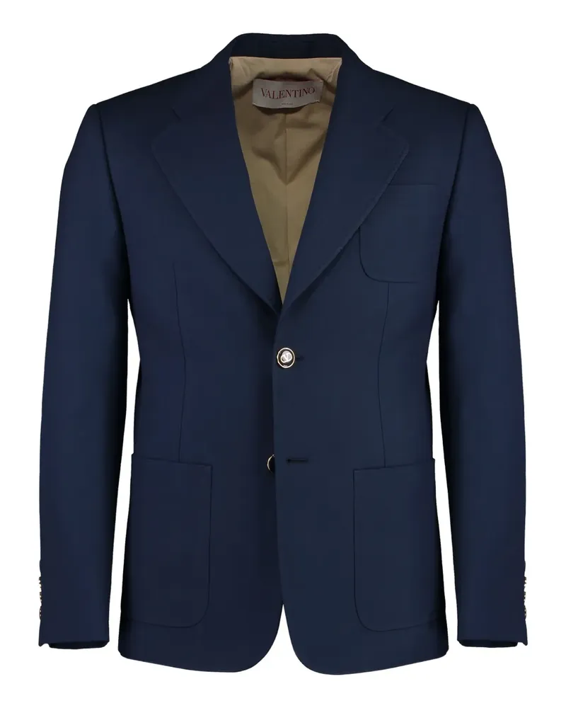 Valentino Garavani Einreihiges Sakko - Blau Blau