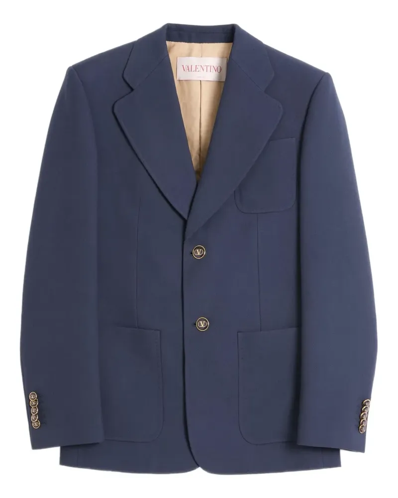 Valentino Garavani Einreihiges Sakko - Blau Blau
