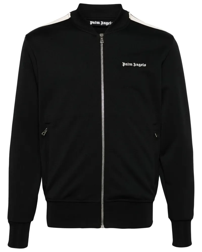 Palm Angels Sportjacke mit Logo-Stickerei - Schwarz Schwarz