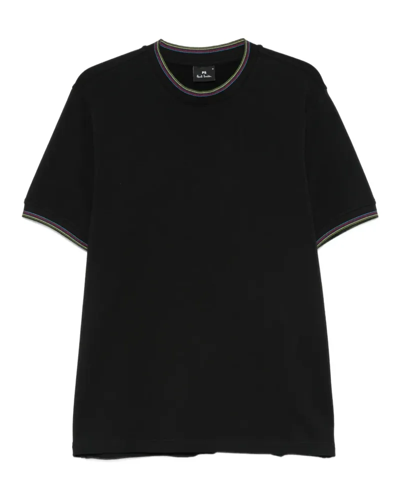Paul Smith Kurzärmeliges Poloshirt - Schwarz Schwarz