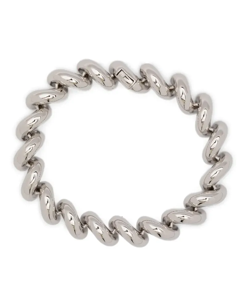 Eddie Borgo Kleines Kordelarmband - Silber Silber