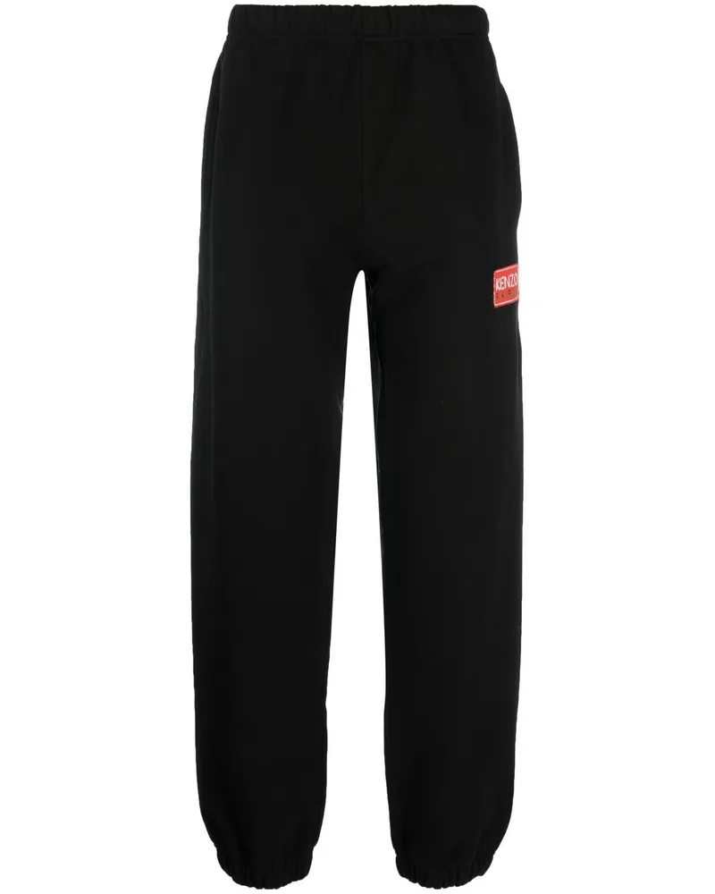 Kenzo Jogginghose mit Logo-Patch - Schwarz Schwarz